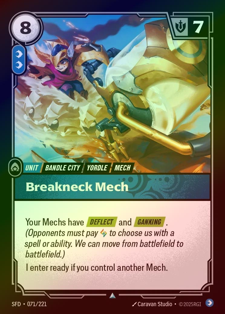 【FOIL】[Mind] Breakneck Mech [SFD-071-U]