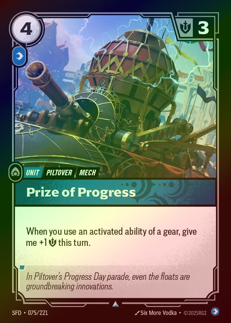 【FOIL】[Mind] Prize of Progress [SFD-075-U]