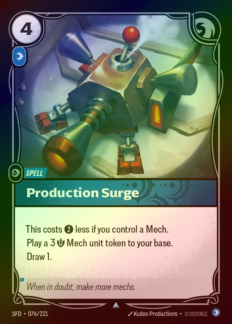 【FOIL】[Mind] Production Surge [SFD-076-U]