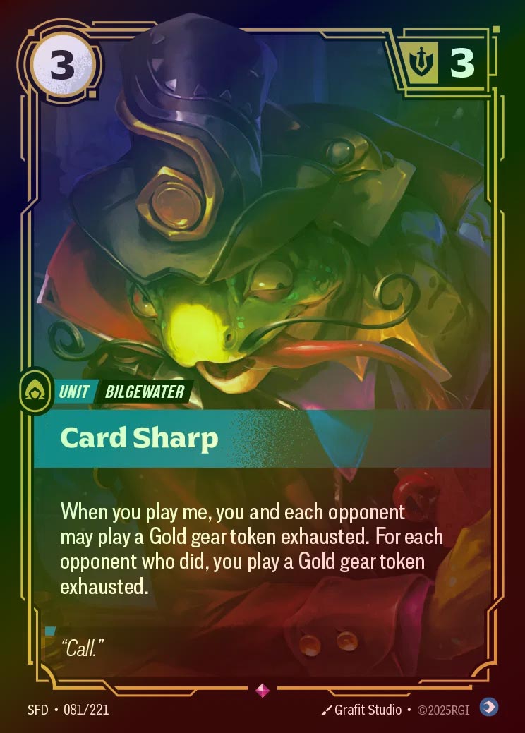 【FOIL】[Mind] Card Sharp [SFD-081-R]
