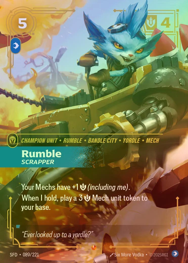 【FOIL】[Mind] Rumble, Scrapper [SFD-089-E]