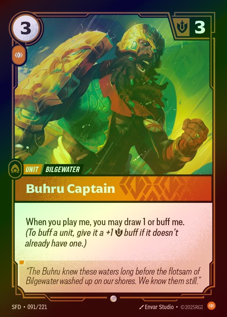 【FOIL】[Body] Buhru Captain [SFD-091-C]