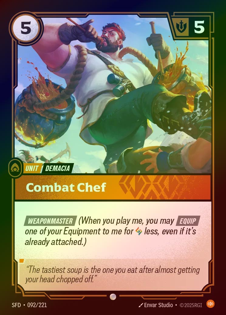 【FOIL】[Body] Combat Chef [SFD-092-C]