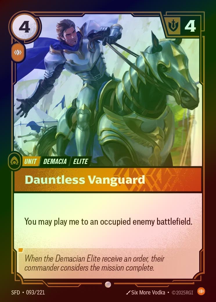 【FOIL】[Body] Dauntless Vanguard [SFD-093-C]