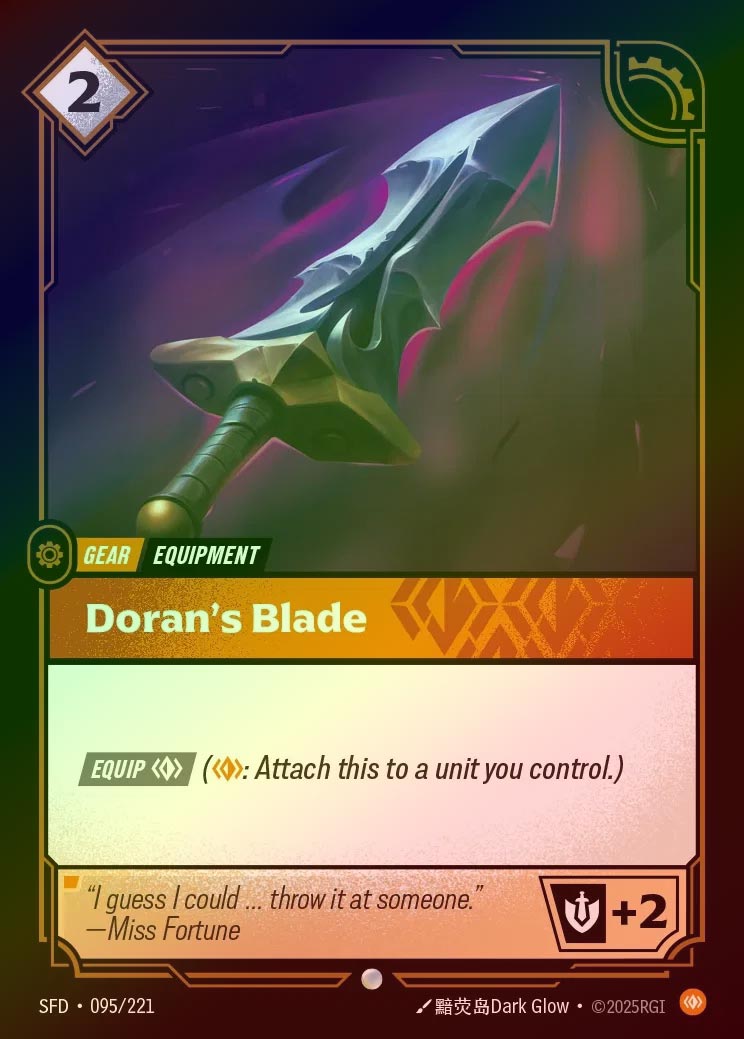 【FOIL】[Body] Doran's Blade [SFD-095-C]