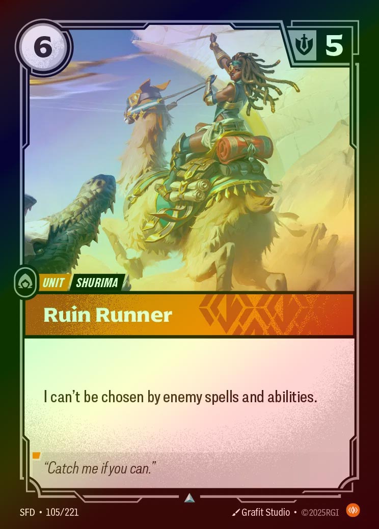 【FOIL】[Body] Ruin Runner [SFD-105-U]