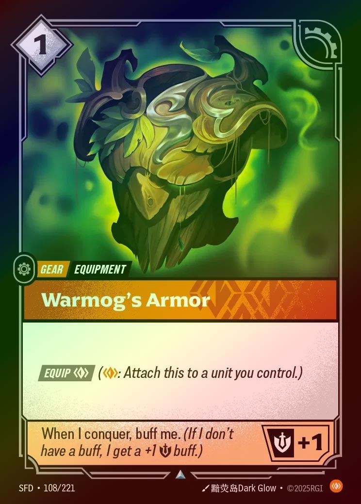 【FOIL】[Body] Warmog's Armor [SFD-108-U]