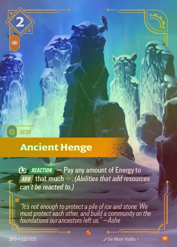 【FOIL】[Body] Ancient Henge [SFD-117-E]
