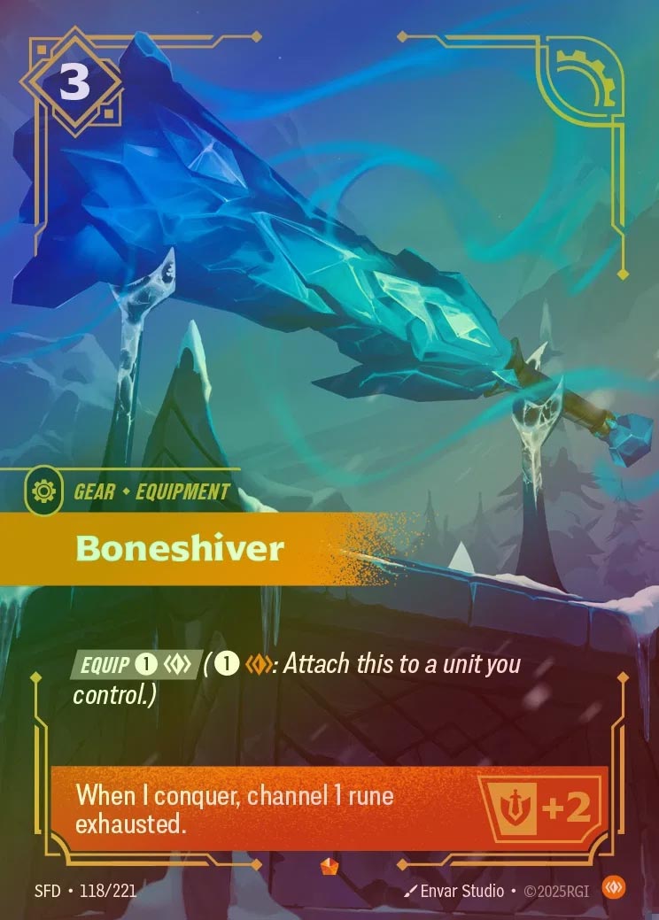 【FOIL】[Body] Boneshiver [SFD-118-E]
