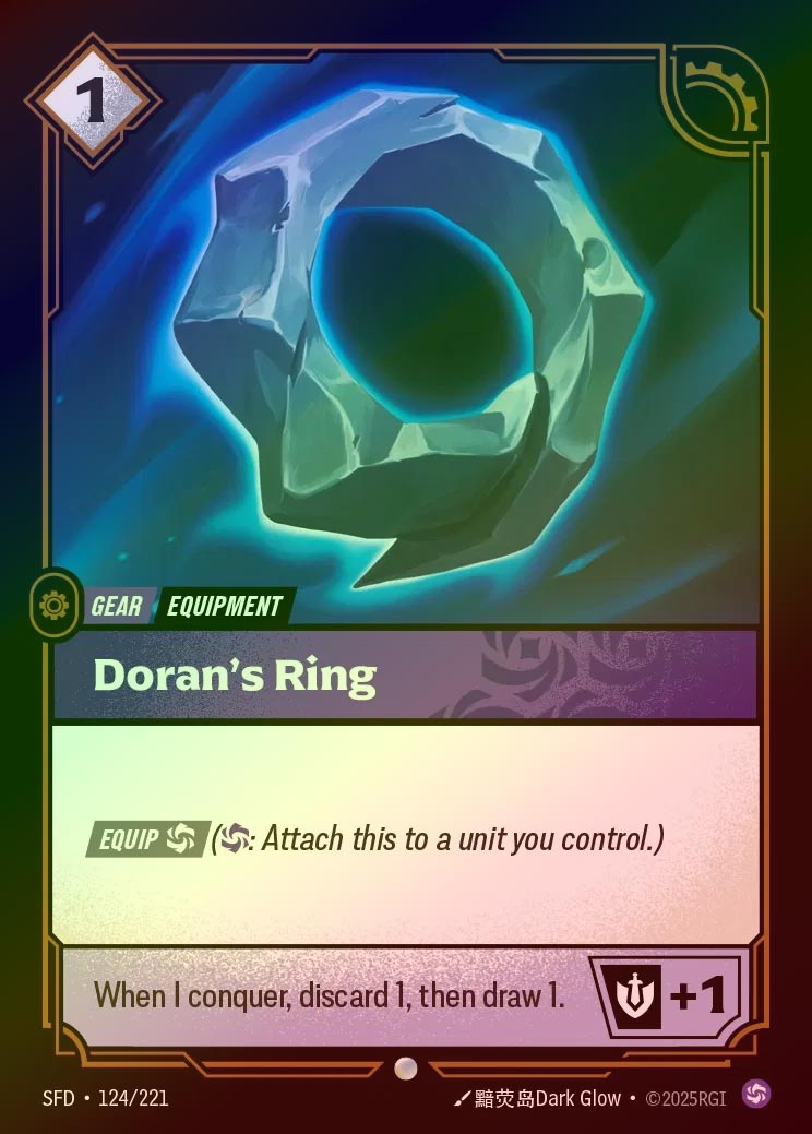 【FOIL】[Chaos] Doran's Ring [SFD-124-C]