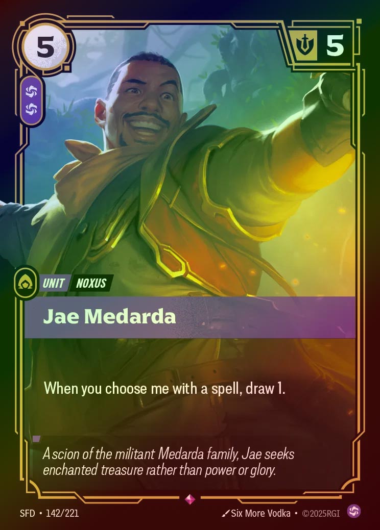 【FOIL】[Chaos] Jae Medarda [SFD-142-R]