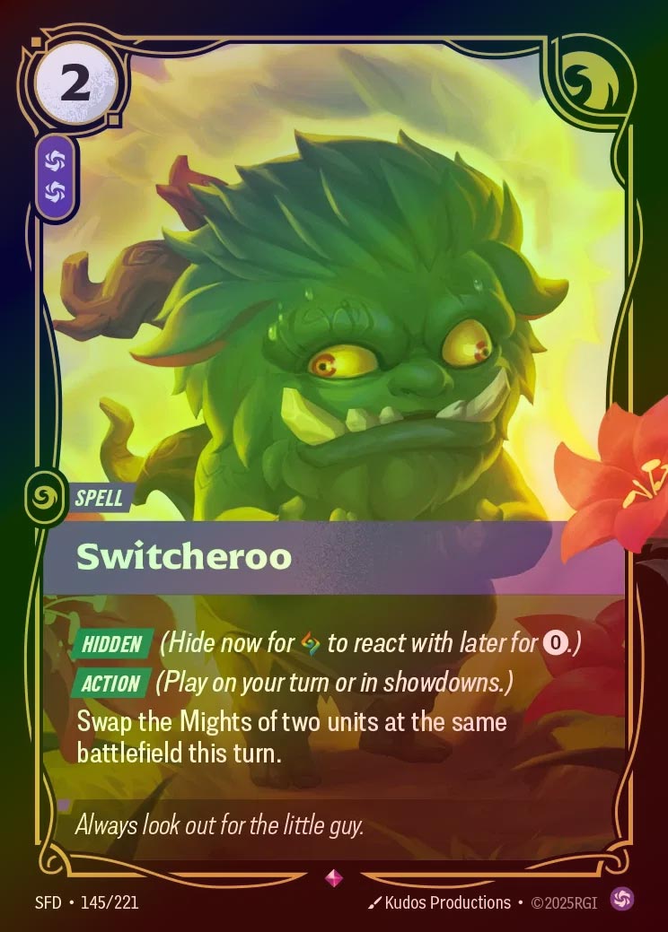 【FOIL】[Chaos] Switcheroo [SFD-145-R]