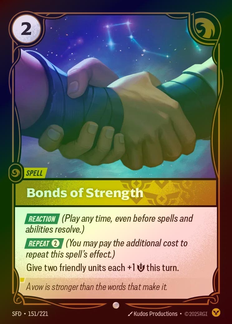 【FOIL】[Order] Bonds of Strength [SFD-151-C]