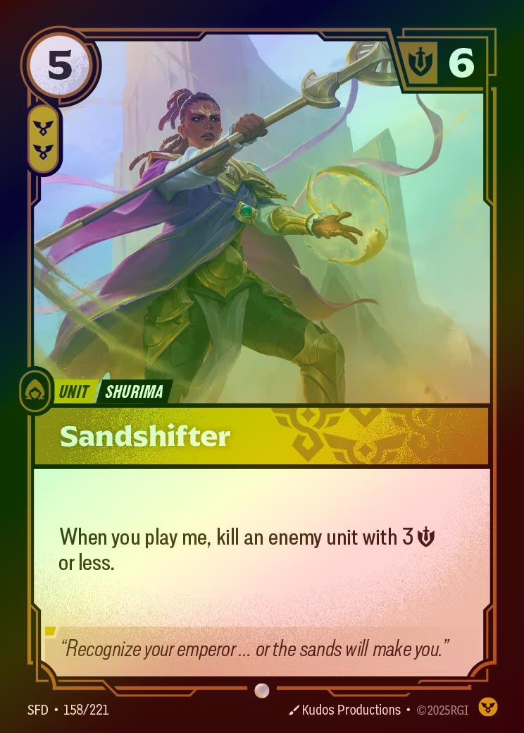 【FOIL】[Order] Snadshifter [SFD-158-C]