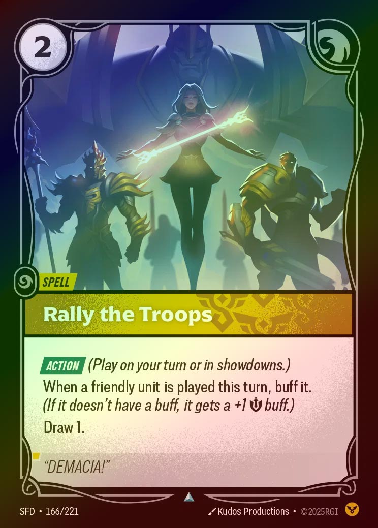 【FOIL】[Order] Rally the Troops [SFD-166-U]