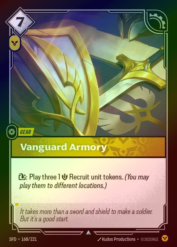 【FOIL】[Order] Vanguard Armory [SFD-168-U]
