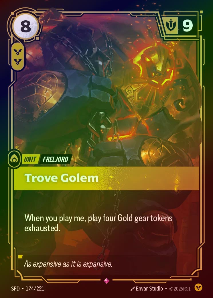 【FOIL】[Order] Trove Golem [SFD-174-R]