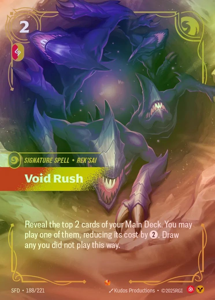 【FOIL】[Fury Order] Void Rush [SFD-188-E]