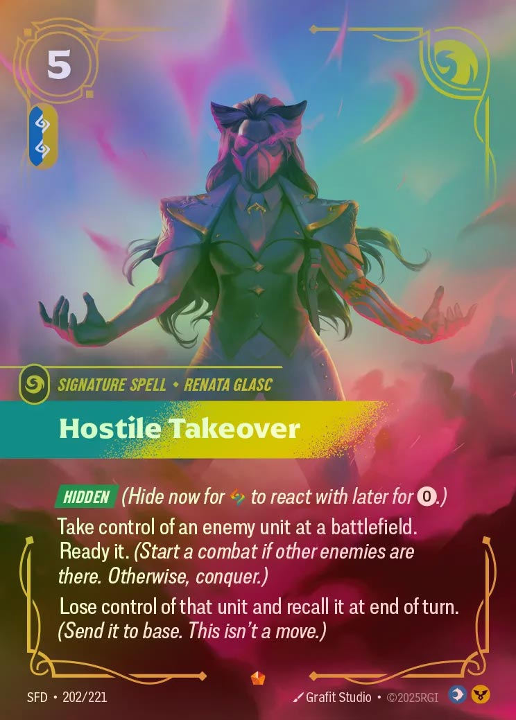 【FOIL】[Mind Order] Hostile Takeover [SFD-202-E]