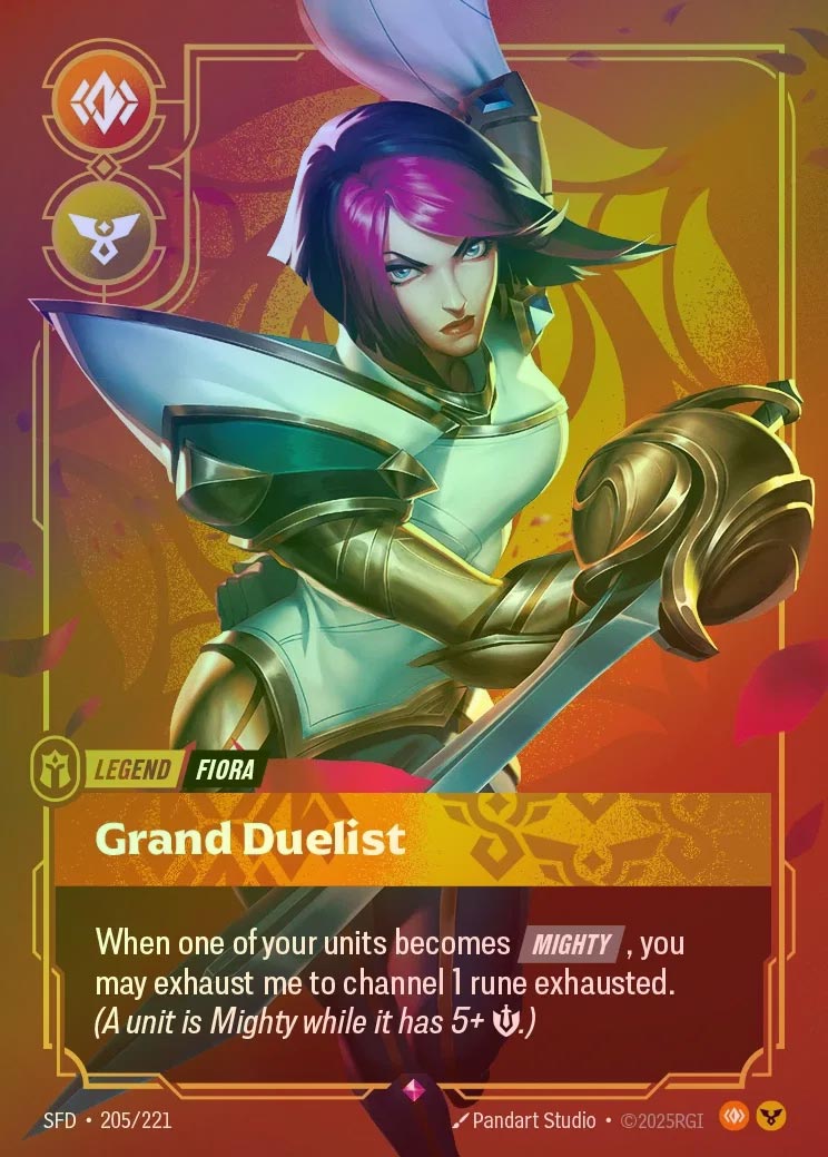 【FOIL】[Body Order] Fiora, Grand Duelist [SFD-205-R]