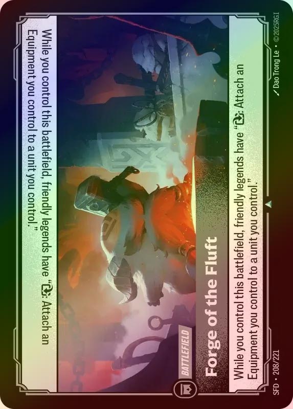 【FOIL】[Colorless] Forge of the Fluft [SFD-208-U]