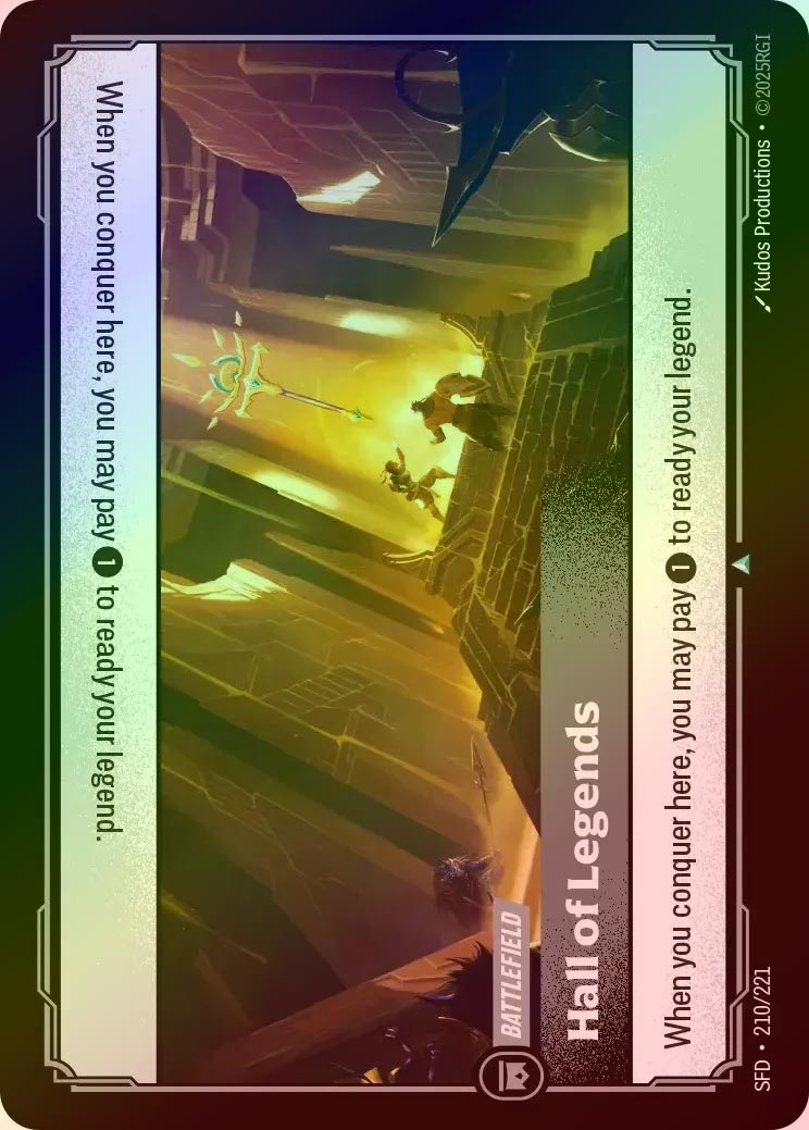 【FOIL】[Colorless] Hall of Legends [SFD-210-U]