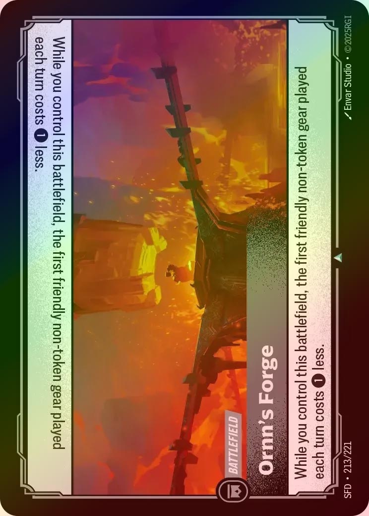 【FOIL】[Colorless] Ornn's Forge [SFD-213-U]