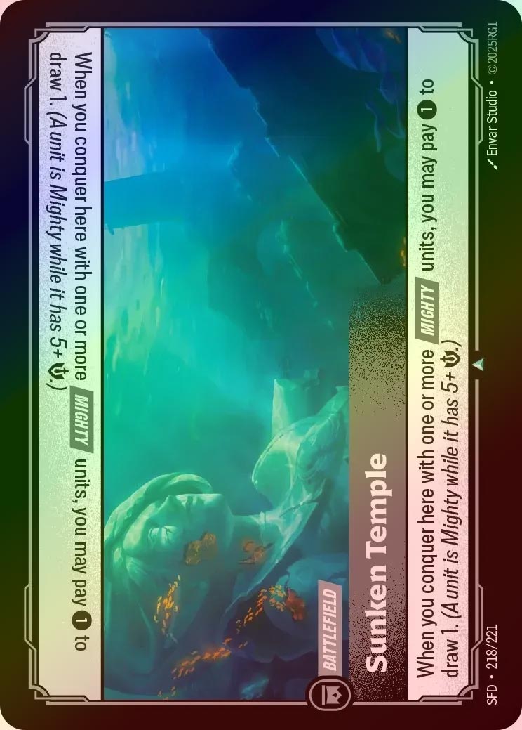 【FOIL】[Colorless] Sunken Temple [SFD-218-U]
