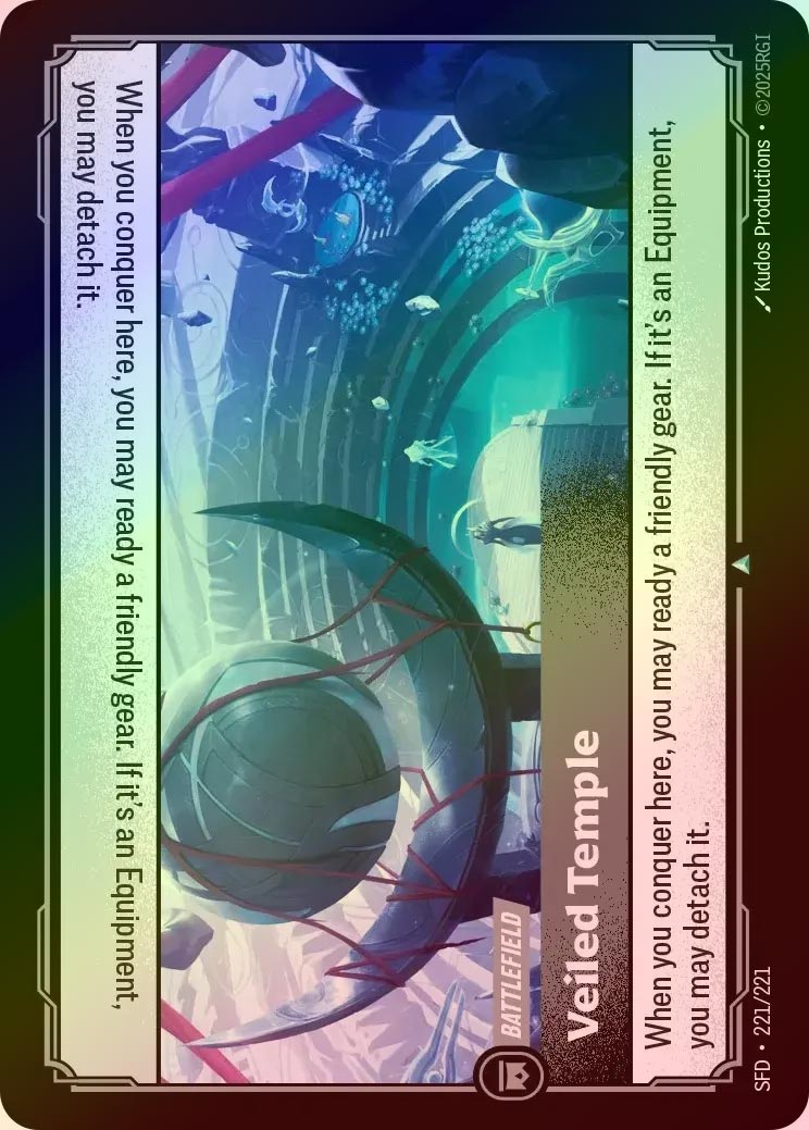 【FOIL】[Colorless] Veiled Temple [SFD-221-U]