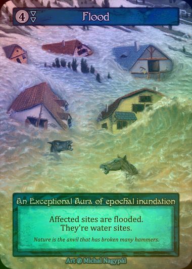 【FOIL】[Water] Flood [beta-Exceptional]