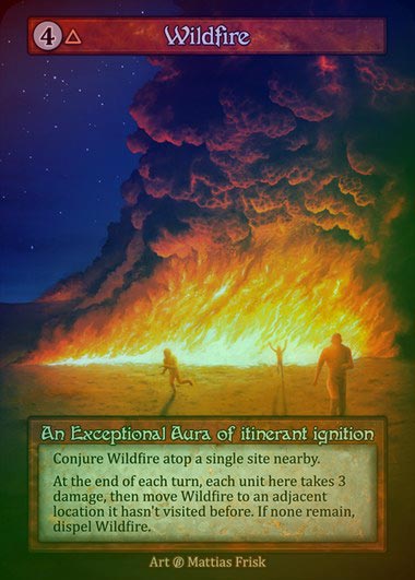 【FOIL】[Fire] Wildfire [beta-Exceptional]
