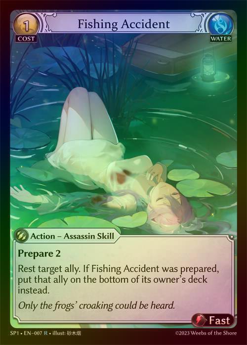 【FOIL】[Water] Fishing Accident [SP1_007-R]