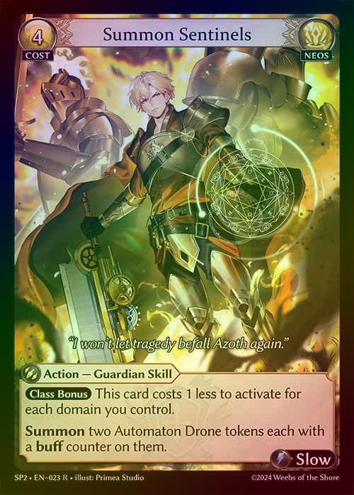 【FOIL】[Neos] Summon Sentinels [SP2_023-R]