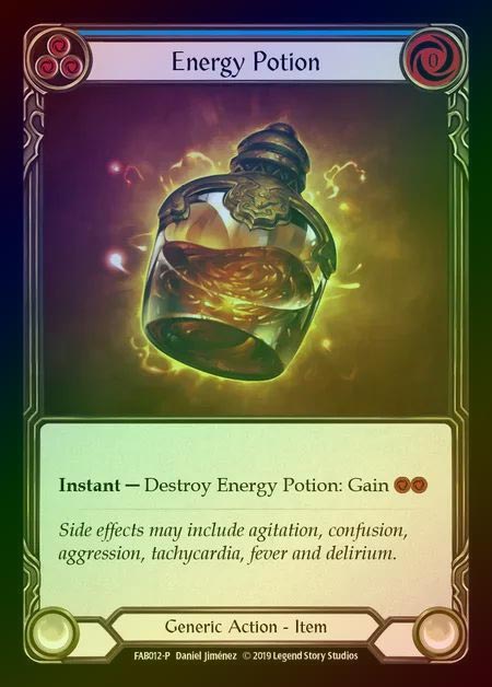 【CF】[Generic] Energy Potion [FAB012-P] (Promo) Cold Foill