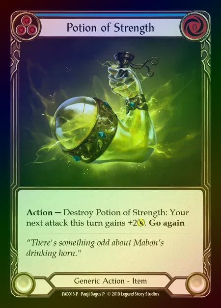 【CF】[Generic] Potion of Strength [FAB013-P] (Promo) Cold Foill