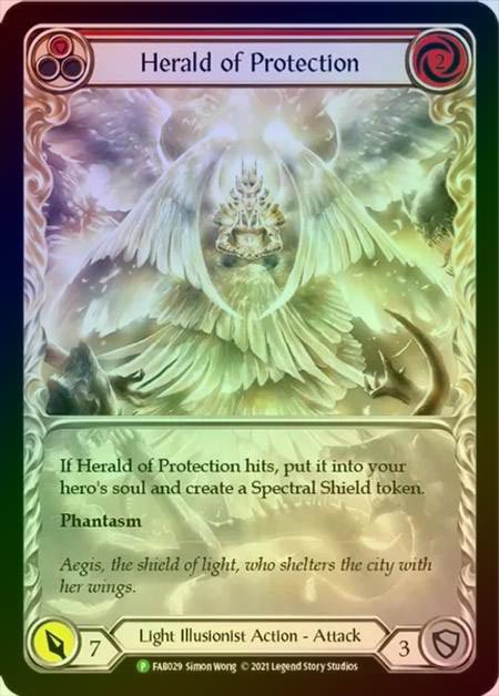 【RF】[Light Illusionist] Herald of Protection (red) [FAB029] (Promo) Rainbow Foil