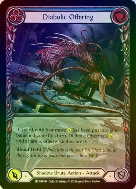 【CF】[Shadow Brute] Diabolic Offering [FAB164] (Promo) Cold Foil