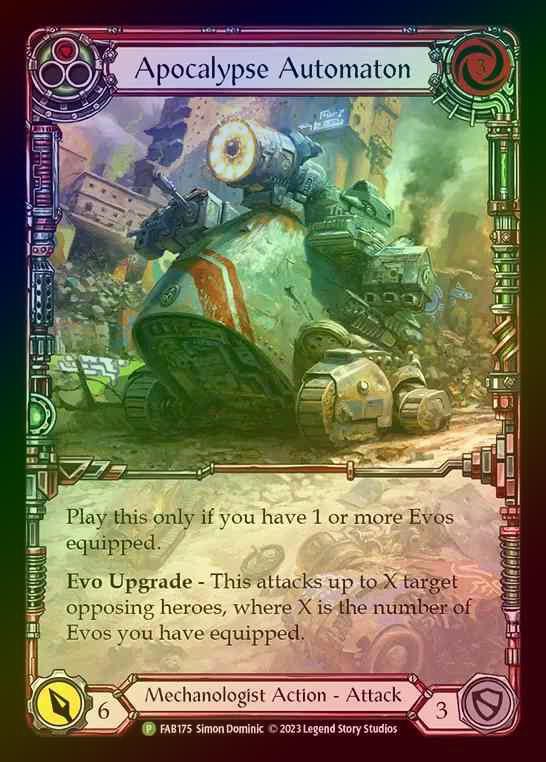 【CF】[Mechanologist] Apocalypse Automaton (Extended Art) [FAB175-P]