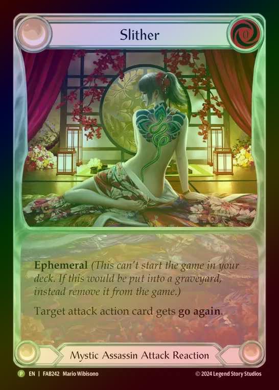 【CF】[Mystic Assassin] Slither (Extended Art) [FAB242-P]