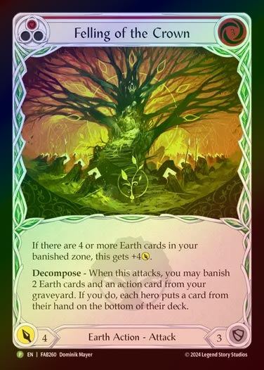 【CF】[Earth] Felling of the Crown [FAB260-P]