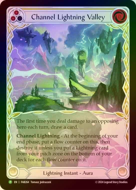 【CF】[Lightning] Channel Lightning Valley (Extended Art) [FAB264-P]