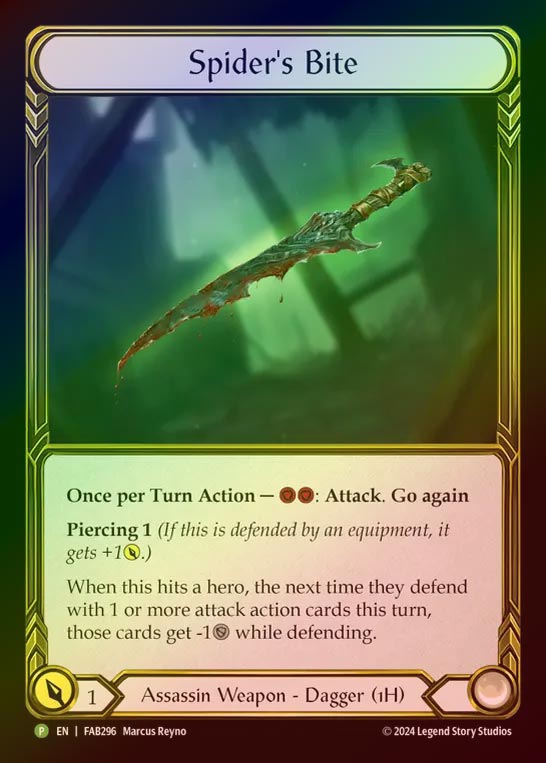 【GF】[Assassin] Spider's Bite [FAB296-P]