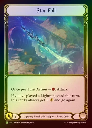 【GF】[Lightning Runeblade] Star Fall [FAB302-P]