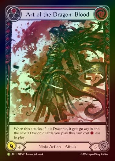【CF】[Ninja] Art of the Dragon: Blood (Extended Art) [FAB307-P]