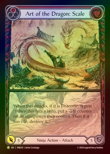 【RF】[Ninja] Art of the Dragon: Scale (Extended Art) [FAB310-P]