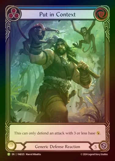 【RF】[Generic] Put in Context (Extended Art) [FAB325-P]