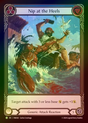 【RF】[Generic] Nip at the Heels (Extended Art) [FAB326-P]