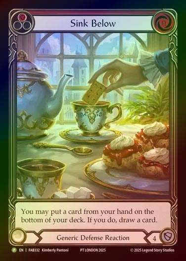 【RF】[Generic] Sink Below (Extended Art)(red) [FAB332-P]