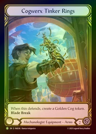 【GF】[Mechanologist] Cogwerx Tinker Rings (Extended Art) [FAB336-P]