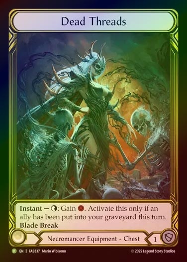 【GF】[Necromancer] Dead Threads (Extended Art) [FAB337-P]